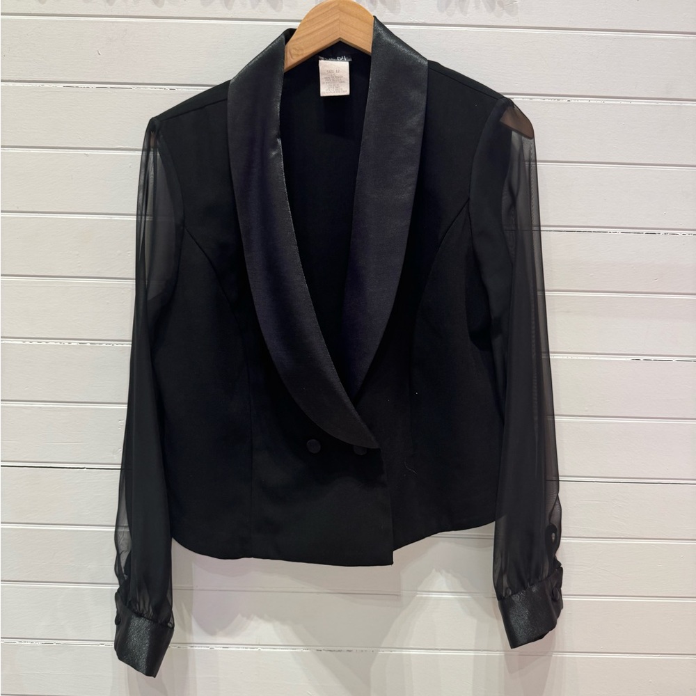 Helene Blake Black Blouse
